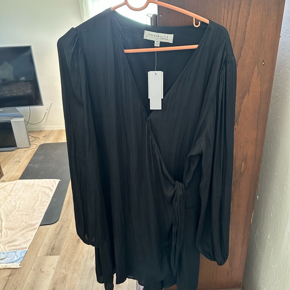 NWT Socialite Curve Wrap Dress